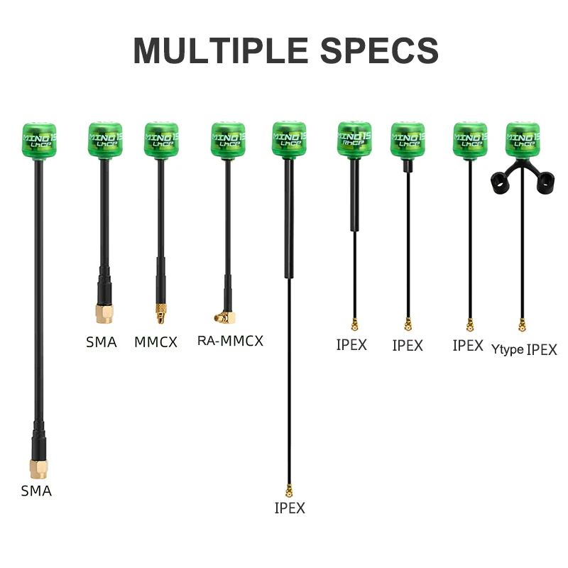 5.8G Lollipop FPV Antenna LHCP/RHCP High Gain 3.3Dbi VTX Antenna SMA RP-SMA MMCX RA-MMCX for RC FPV Racing Drone DIY Parts
