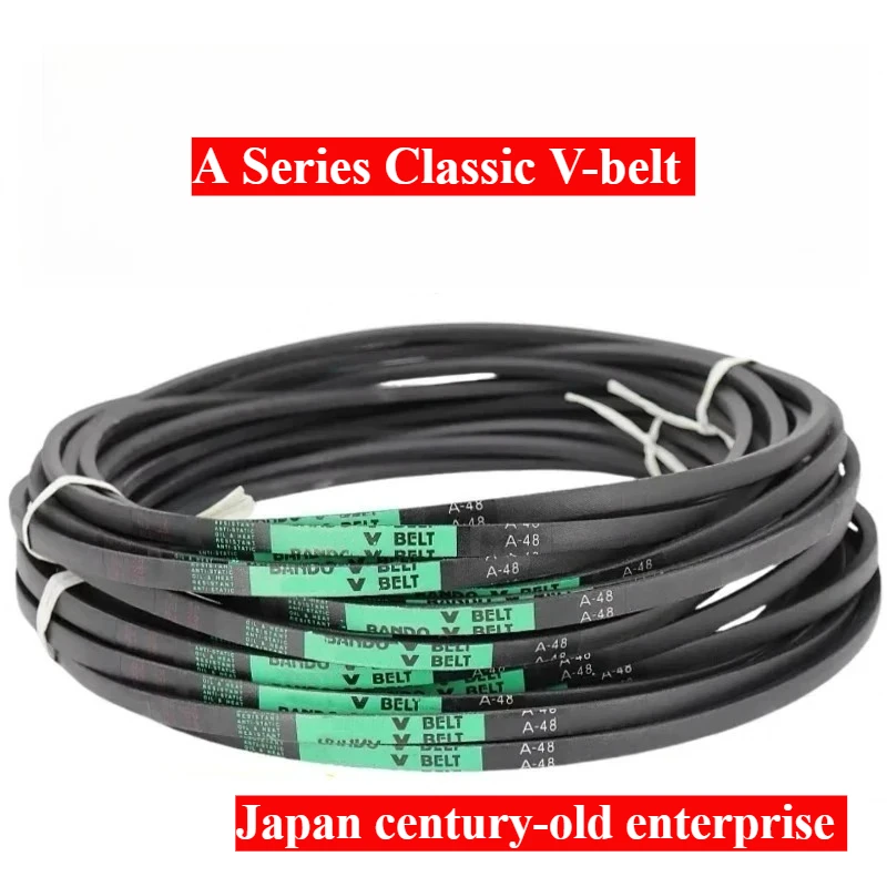 A116~A-165 Classic V-Belt Tools Woodworking Machinery Transmission Generator Excavator Bulldozer Japan Rubber Transmission Belt