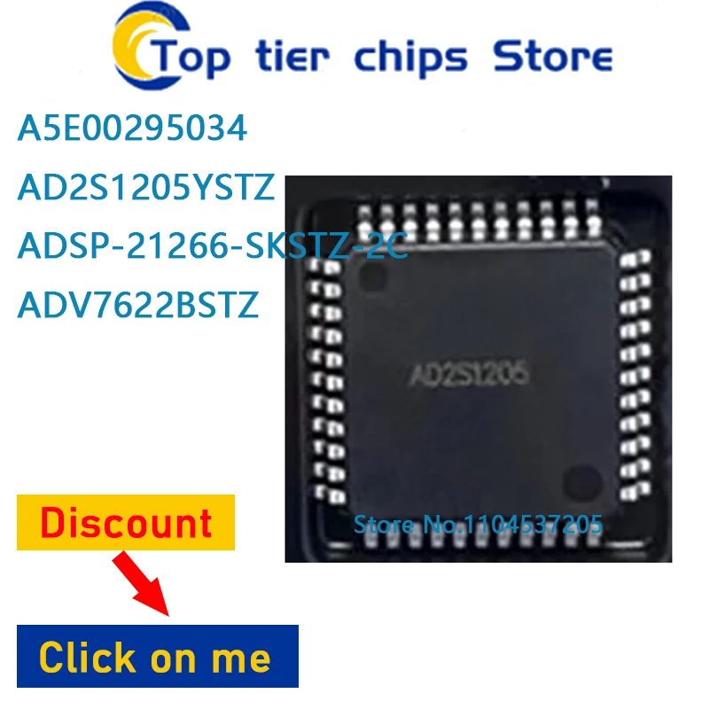 1PCS~5PCS/LOT  A5E00295034 AD2S1205YSTZ ADSP-21266-SKSTZ-2C ADV7622BSTZ QFP144 100% NEW