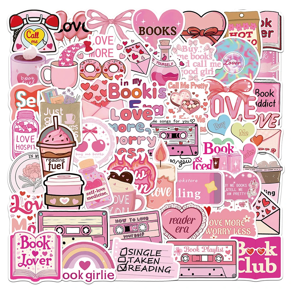 10/30/50pcs Rosa Smut Bookish  - Laptop Accessories Girly recensione e prezzo