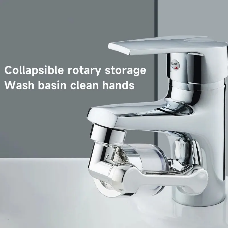 1080° Rotation Filter Nozzle Splash Proof Universal Faucet Household Kitchen Tap Washbasin Faucets Bubbler Nozzle Robotic Arm