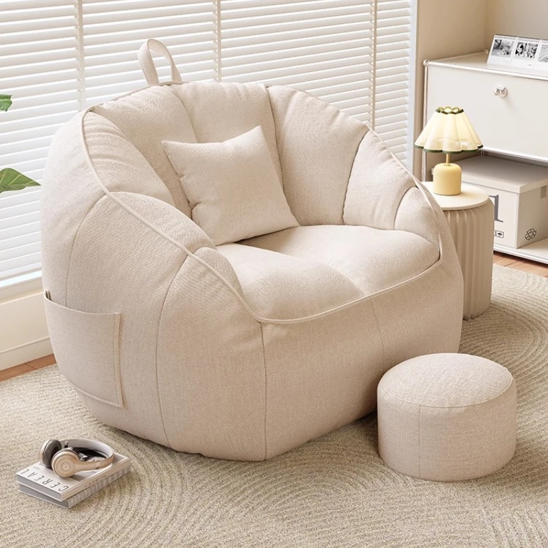 

bedroom balcony Bean bag sofa tatami Interior design Corner home Fabric sofa living room individual bubble couch furniture