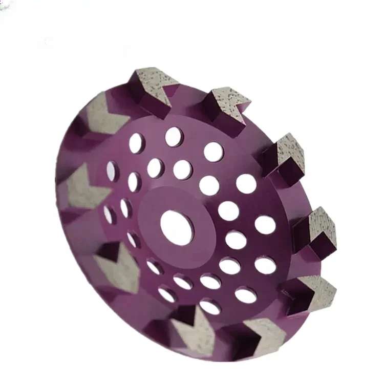 High Sharpness 7 Inch Diamond Grinding Disc for Concrete Terrazzo Floor