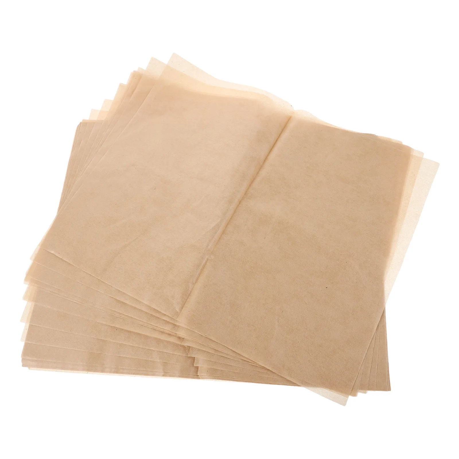 50 Pcs Rice Paper Blank Chinese Painting Vietnamese Japanese Chunlian Practice Light Brown Xuan for Calligraphy