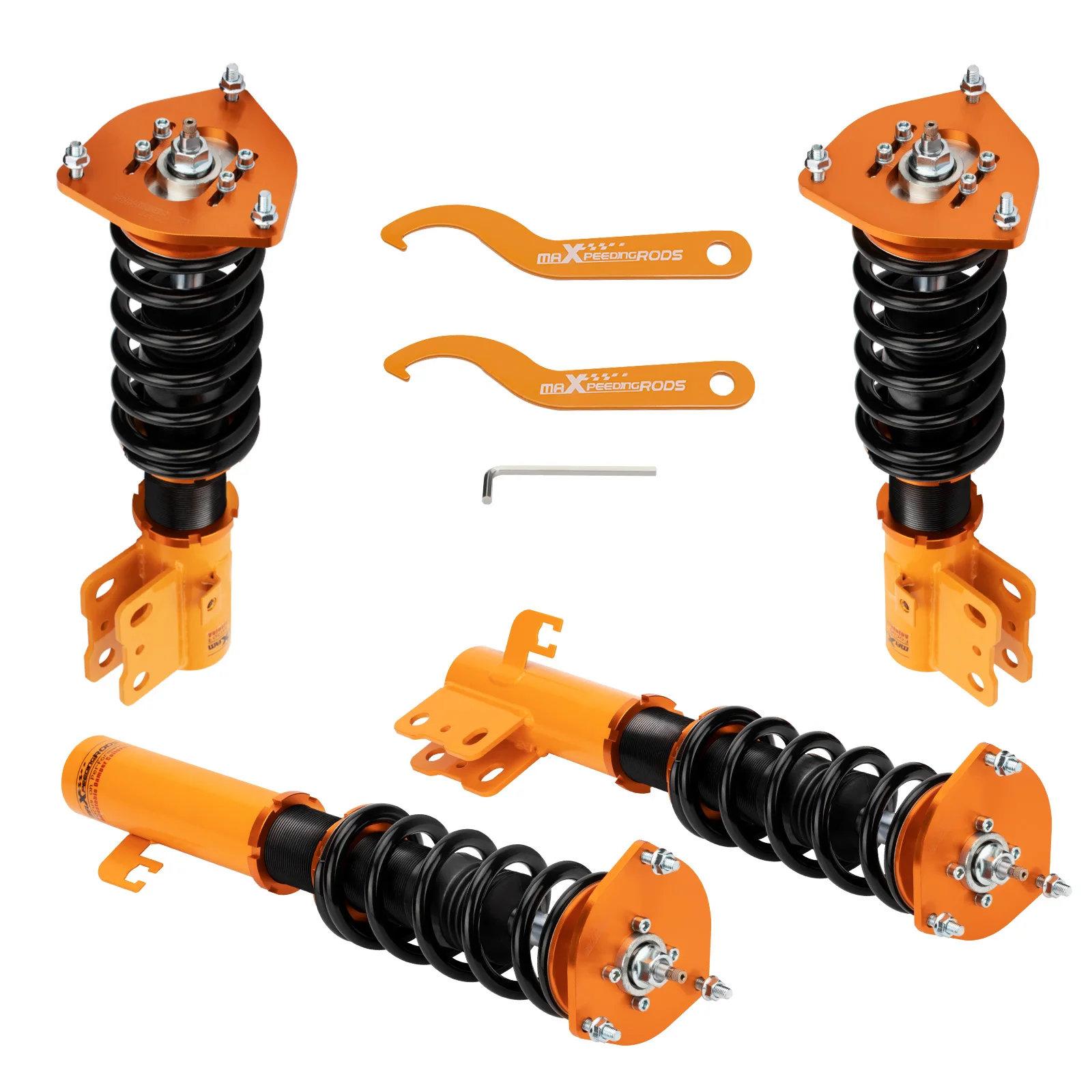 MaXpeedingrods Adjustable Lowering Coilovers Kit for Subaru Forester SF 1998-2002 Shock Absorber Suspension