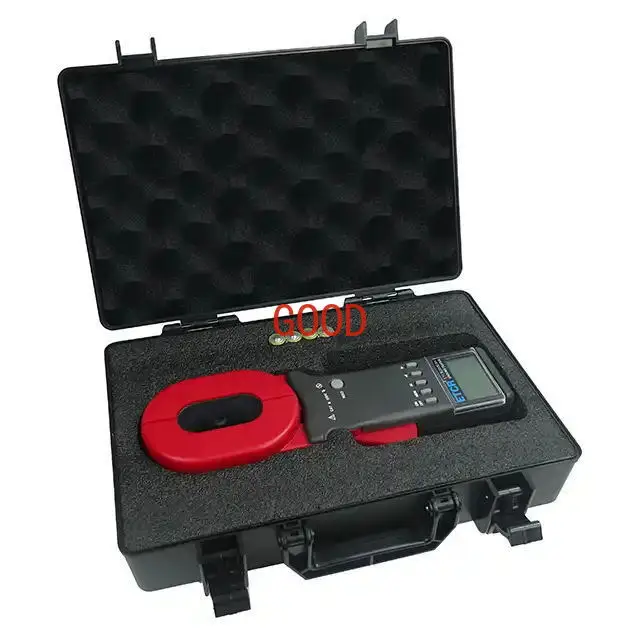 Clamp Grounding Resistance Tester Digital Resistance Meter High Precision Lightning Protection Detection 200Ω