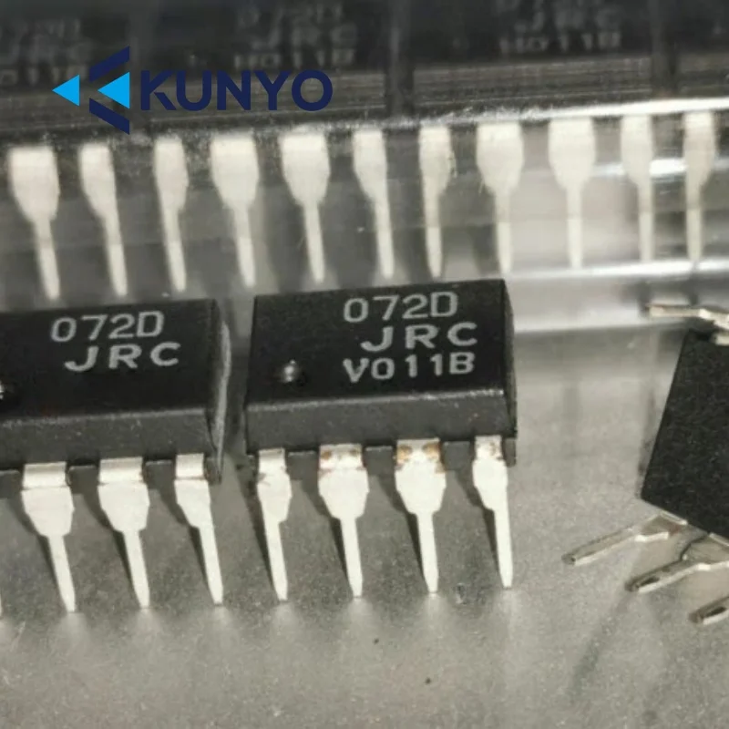 (5piece) JRC072D NJM072D dual-channel J-FET input operational amplifier