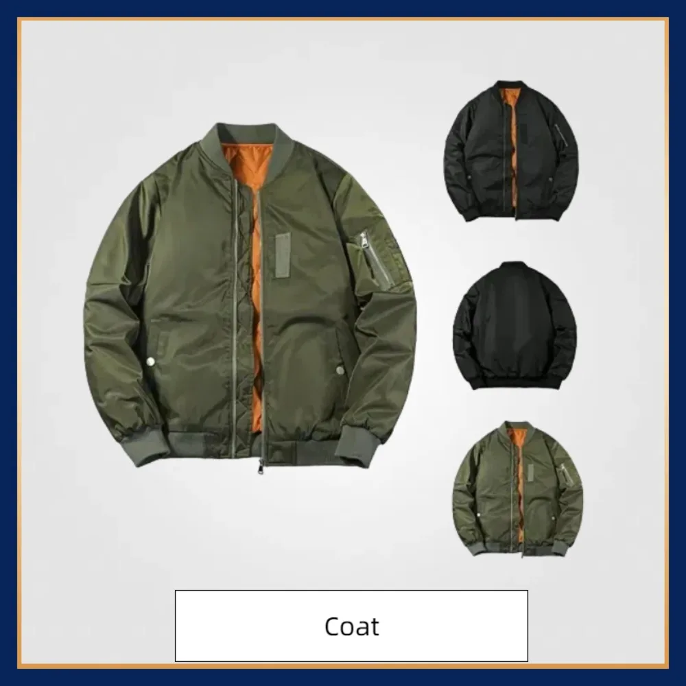 

2025 Autumn/Winter Korean Men's Sports Versatile Casual Stand Collar Jacket - Loose Fit Outerwear