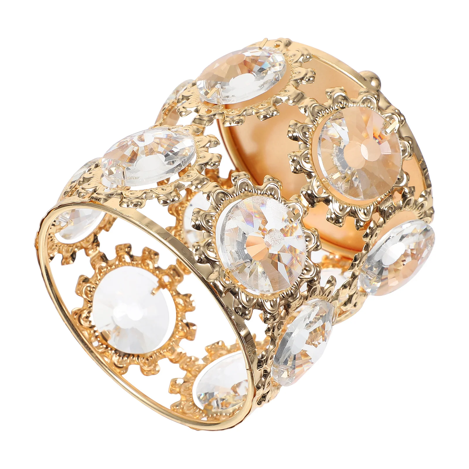 

Makeup Brush Container Pen Organizer Storage Bucket Compact Toiletry Holder for Home Gym Camping Bathroom Use Crystal Design