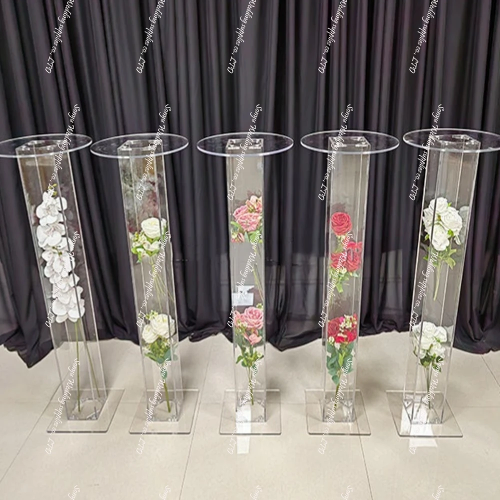 

3-10 шт.) 21-120 см) f30 золотой/серебристый/черный/роскошный стол, центральная часть стола, акриловая прозрачная подставка для цветов, событие, другое свадебное украшение