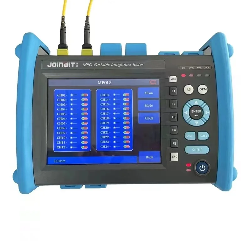 FTTH JW3502 OTDR MPO Terminal Detector With 5.6-invh Color Touch Screen Joinwit MPO Handheld 12/24 Core MPO Fiber Optic Tester