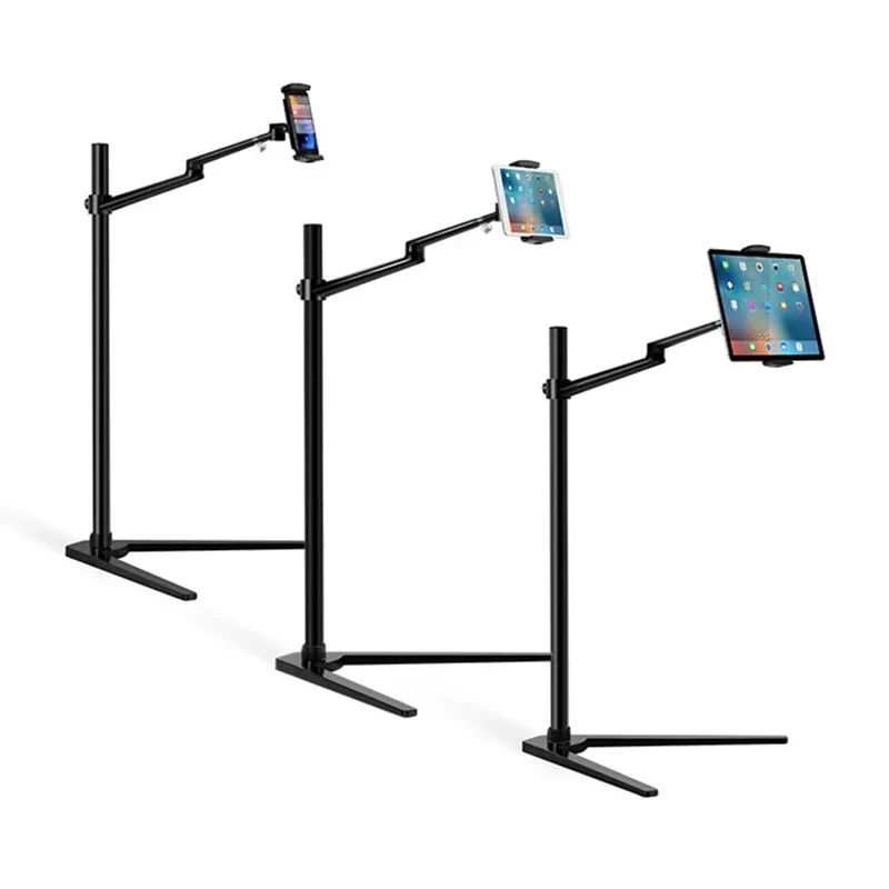 Imagem -04 - Cauklo-alumínio Altura Ajustável Andar Tablet Stand Holder Montagem do Telefone Celular Ipad Pro 12.9 Air Mini a 14