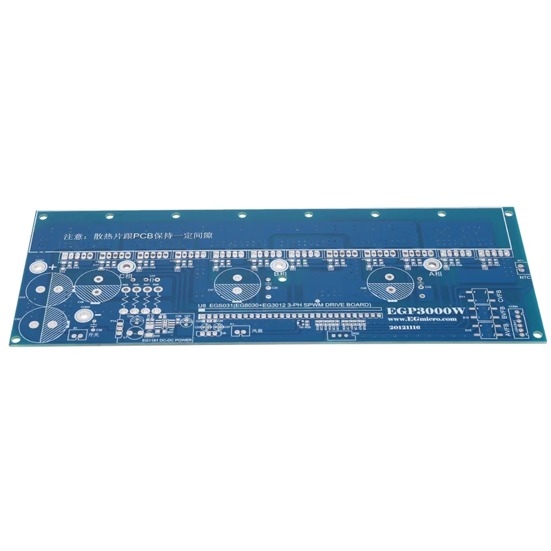 1 Pcs EGP3000W Three-Phase Inverter Pure Sine Wave Power Board PCB Empty Board EG8030 for DIY