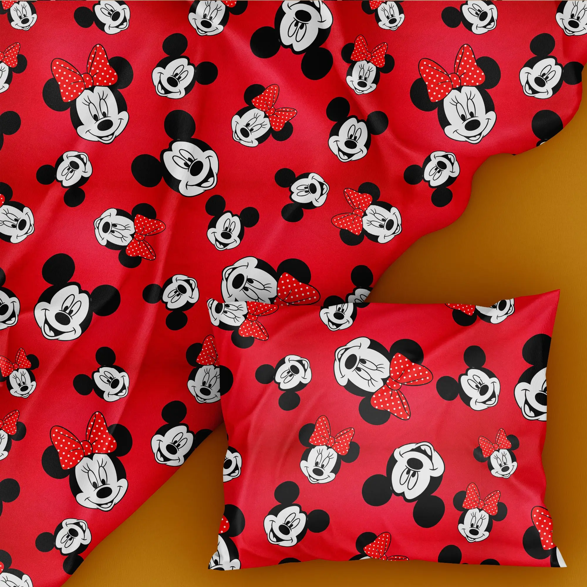 ديزني ميني 50*145 سنتيمتر خليط نسيج القطن والبوليستر الخياطة اللحف النسيج التطريز المواد DIY بها بنفسك اليدوية