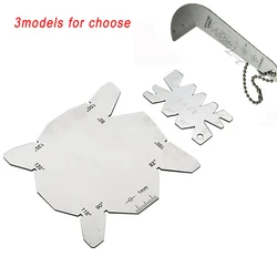 Drill Bits Angle Gauge Dirll Sharpener S/S Inspection Measurer Tester