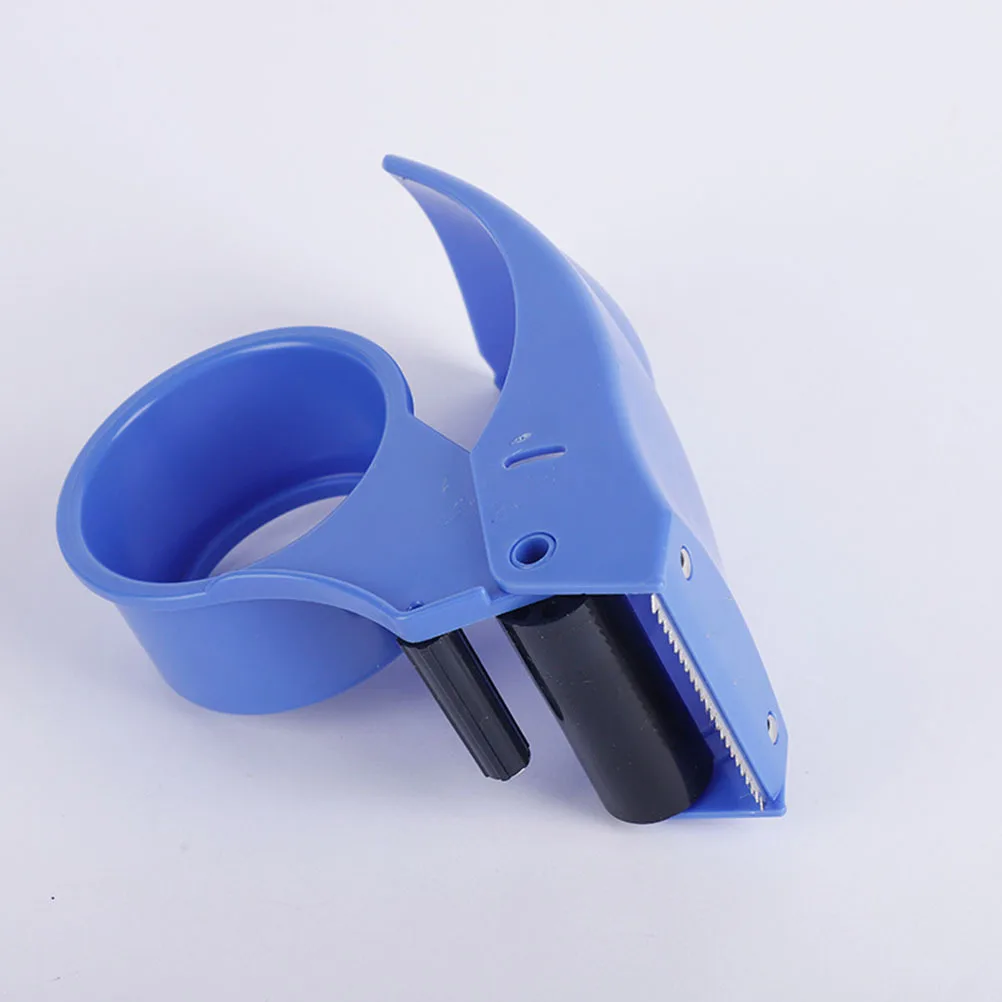 1pcs Carton Sealer Tape Cutter Dispenser Blue Metal Blade Anti-Rust Smooth Rolling Packing Machine For Home School Package