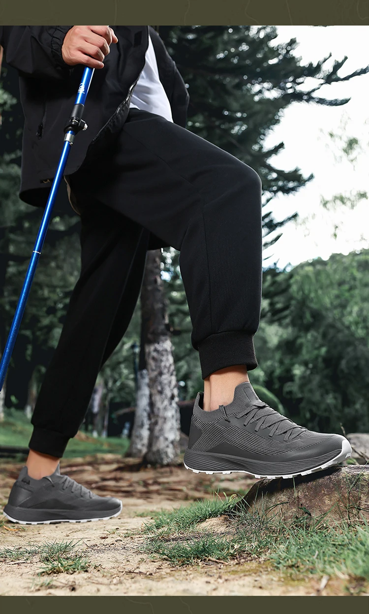 High-quality men's summer sports shoes, outdoor breathable mesh fabric, lightweight shock-absorbing design, suitable for tennis,