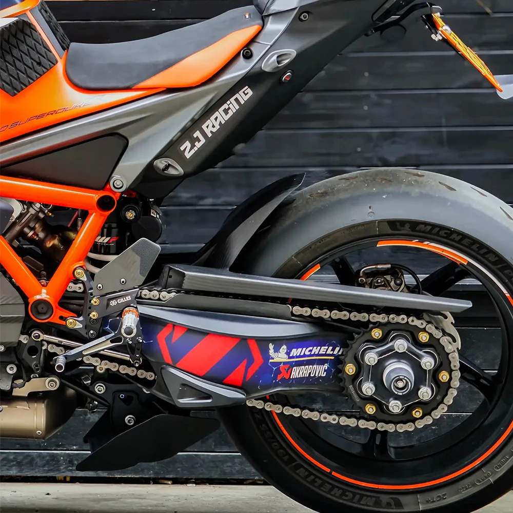 ل KTM سوبر ديوك R/ RR & Evo بكرة تحطم Swingarm 1290/1390 2020 + منصات حماية المتزلجون من التصادم إطار SWINGARM CRASH BOBBIN