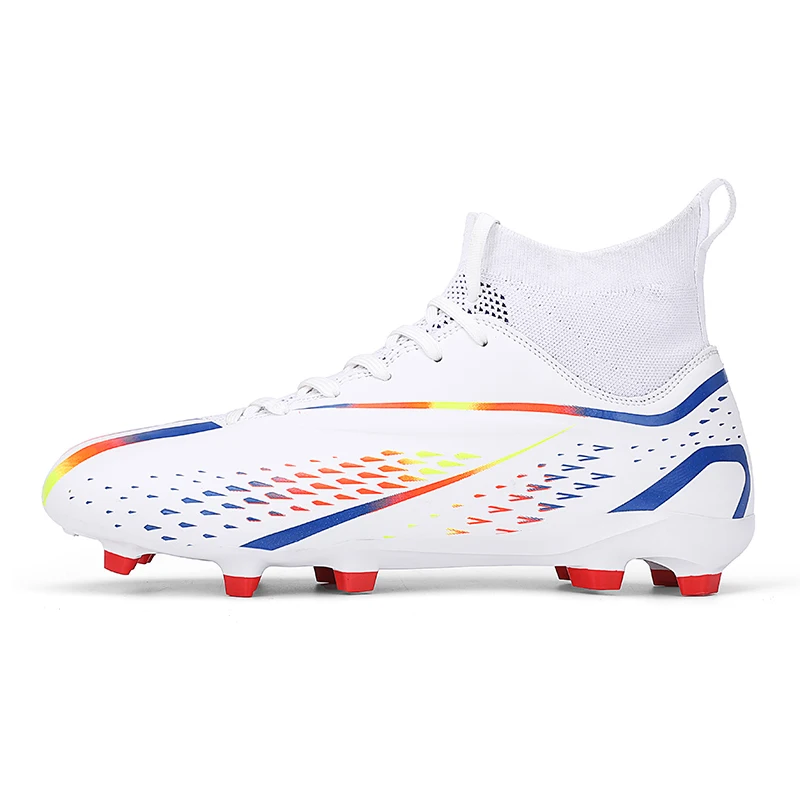 

Soccer Shoes Football Boots Man's High Ankle Sneakers Men Outdoor Cleats Boots Long Spikes Soccer Shoes EUR33-46