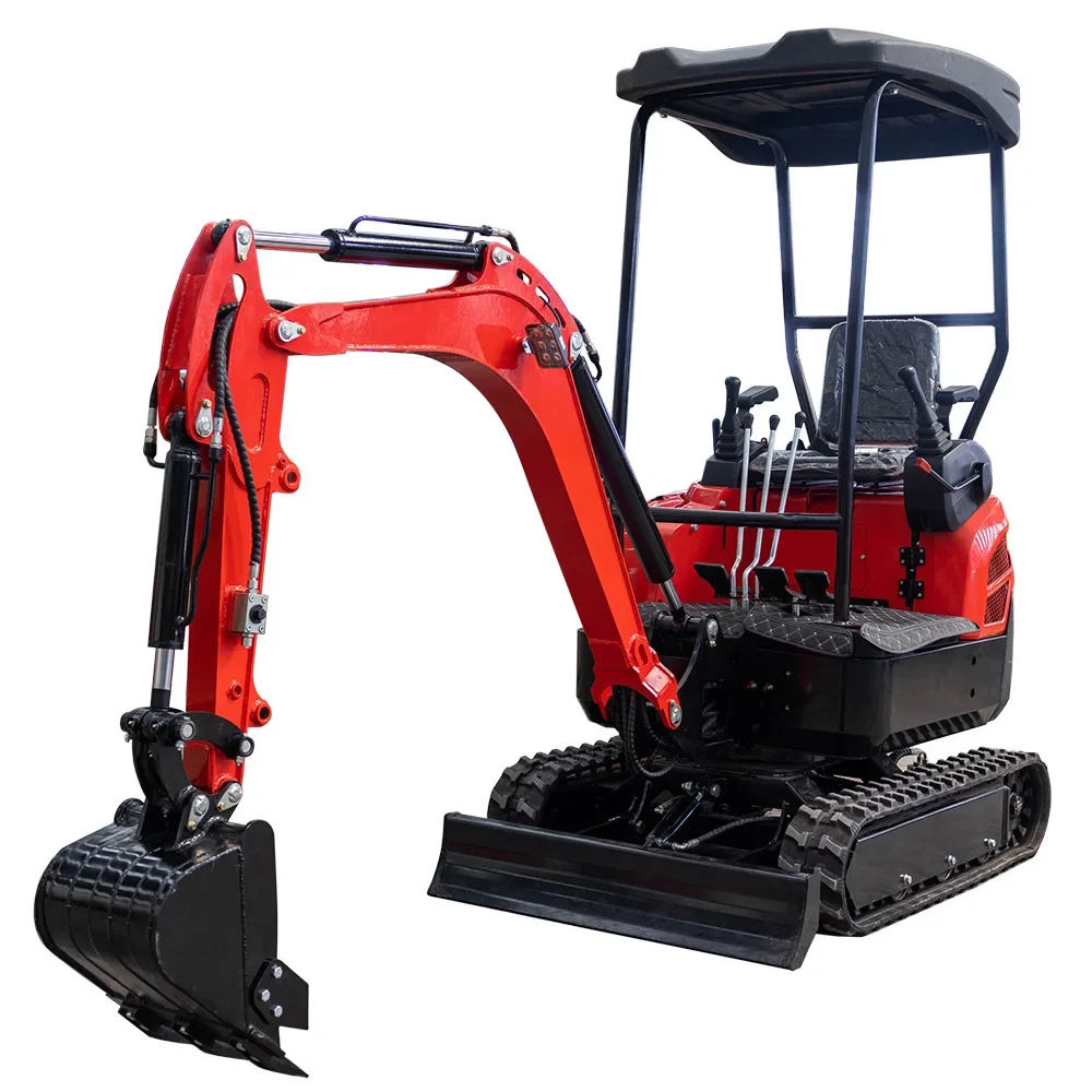 Home agricultural small excavator, engineering fruit garden ditch excavator, multifunctional excavator