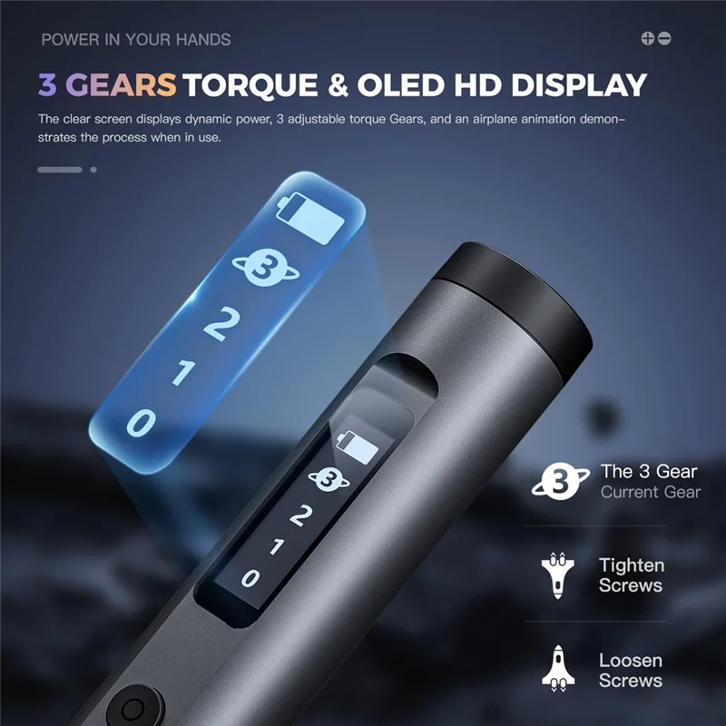 75STO-Cordless Mini Electric Screwdriver 62 In 1 Set With 4 LED Lights, 3-Level Torque-Ideal For Phone/PC For Laptop/Watch Camer