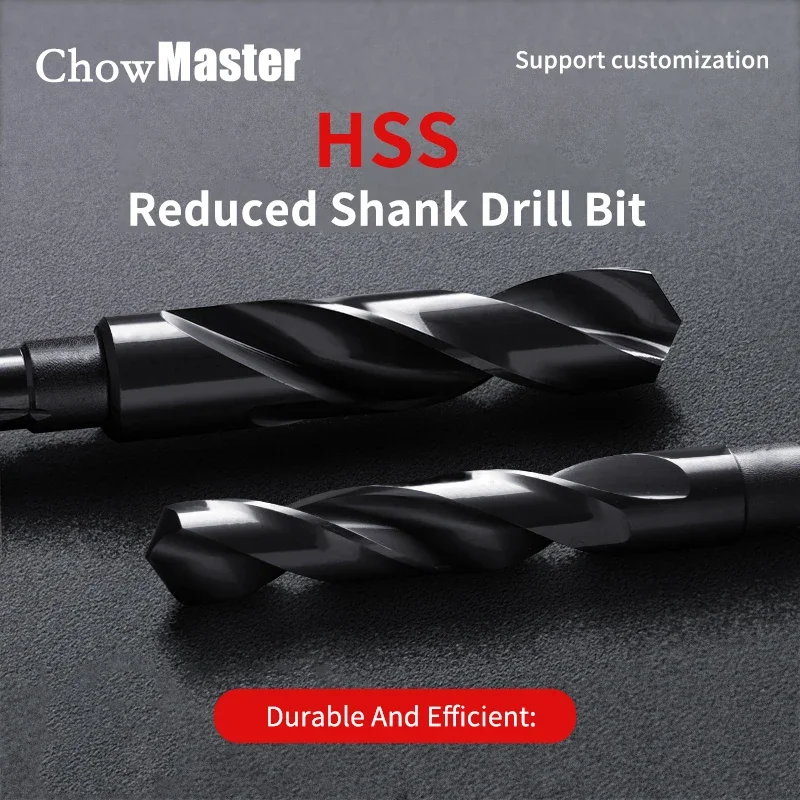 1Pcs 12mm-35mm 1/2 Inch Dia Reduced Shank HSS Twist Drill Bit (12/13/14/15/16/17/18/19/20/21/22/23/24/25/26/28/30/31/32/33mm)