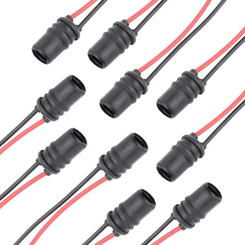 

10pcs T10 W5W Light Bulb Socket Holder Car Light Bulb Extension T10 Connector Lamp Auto Trucks Socket Led Boats Holder Socket