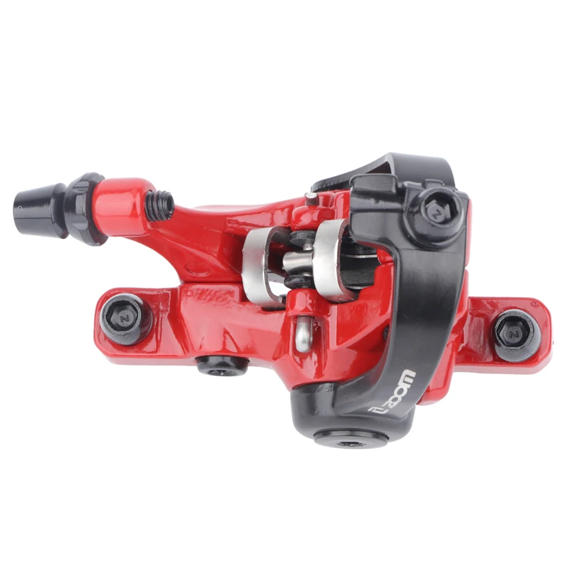 ZOOM DB680 Bicycle Brake Caliper Mtb Mechanical Disc Brake Set For Mountain Bike Pushes Caliper Piston Cycling With Rotor 160mm