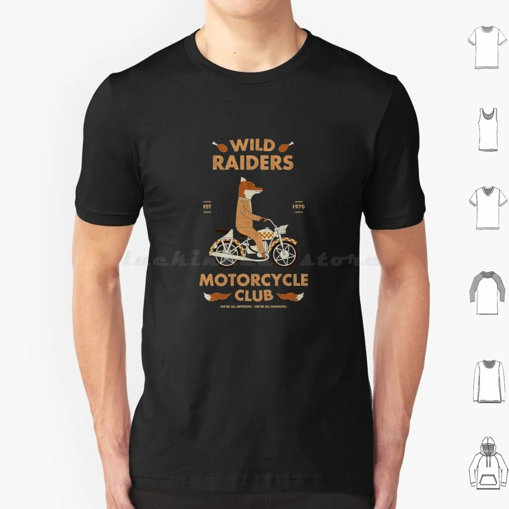 

Футболка Wild Raiders, большой размер, 100% хлопок, фантастическая футболка Mr Fox Wes Anderson Fox Mr Fox Ash Fantastic Movie Roald Dahl Anderson Mr