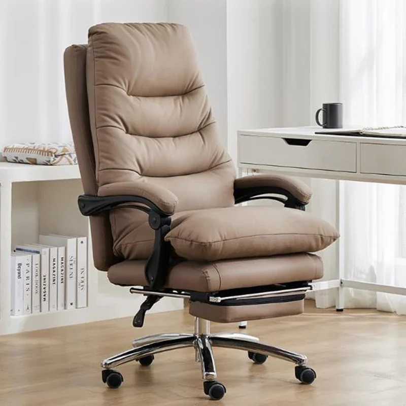 Comfy Chair Ergonomic Office Comfortable Luxury Massage Individual Armchair Furniture Home Kneeling Wooden Chairs Mesh Rotating