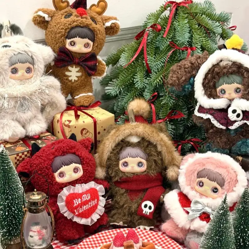 メイメイ ウィンターフレンジー シリーズ ぬいぐるみ ペンダント ブラインドボックス トレンド プレイ デコレーション バックパック ペンダント 女の子 可愛い ギフト ホリデーサプライズ