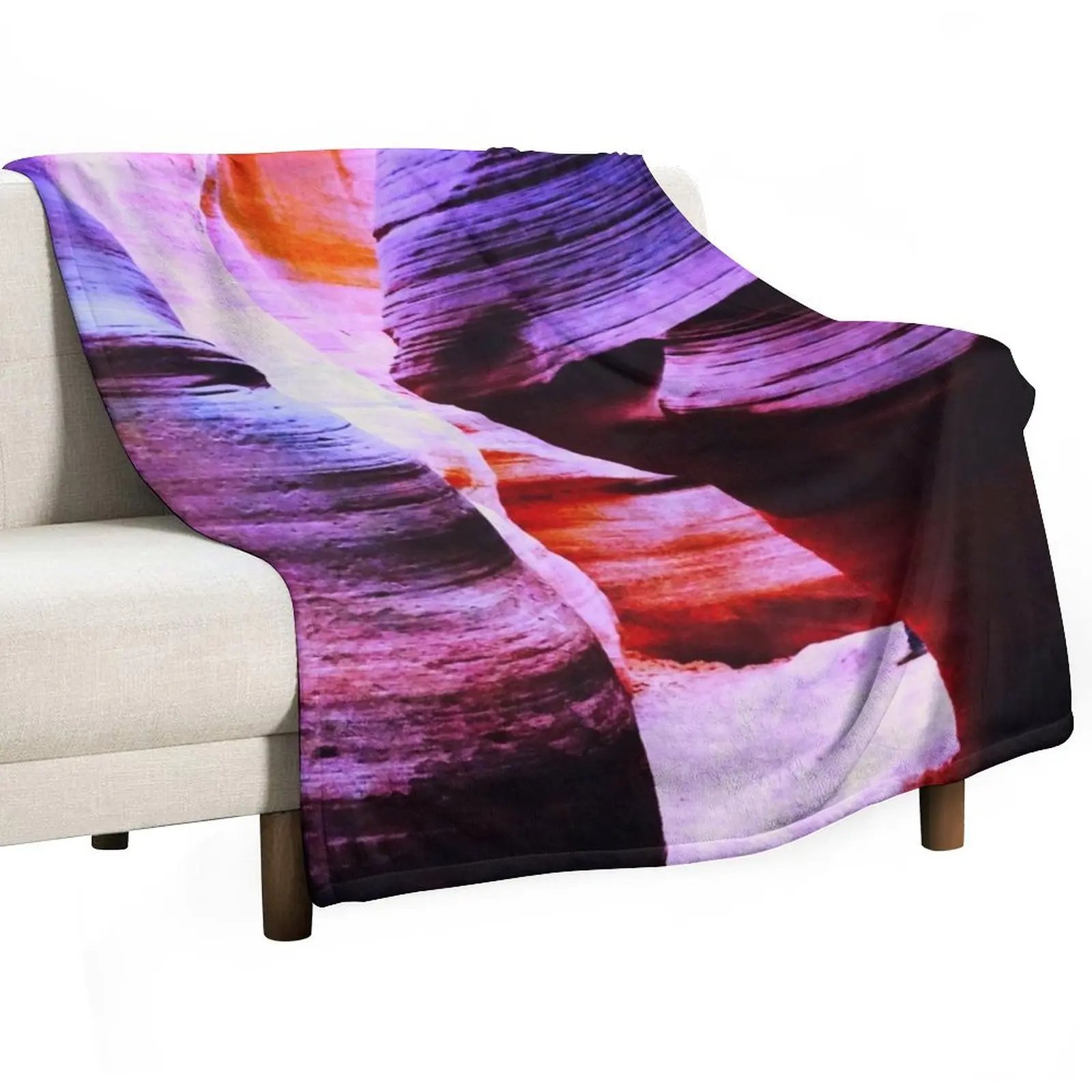 Antelope Canyon III Throw Blanket Fashion Sofas For Baby Flannel Fabric Soft Beds Blankets