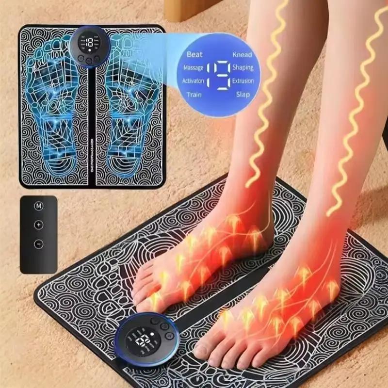 Electric Foot Massager Pad Neck Massage Muscle Massage Fatigue Relief Muscle Vibration Massage Relaxation Trainer