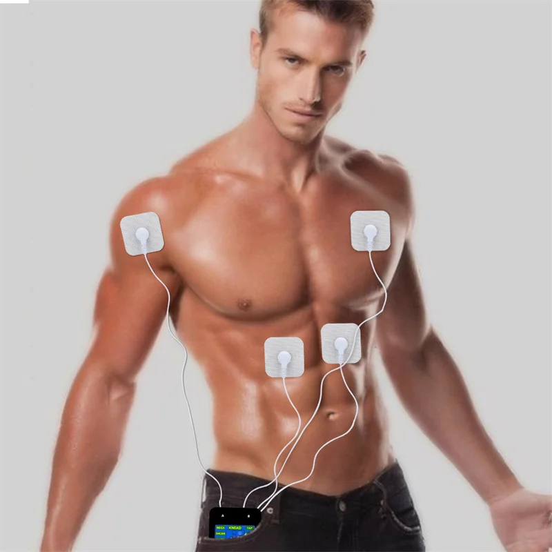 Fda Tens Unit Muscle Stimulator Pulse Massage 2 Channels Lcd Ems Massager Back Neck Stress Sciatic Pain And Muscle Relief