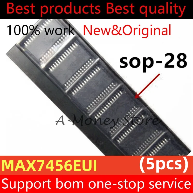 

(5pcs)MAX7456EUI MAX7456 sop-28