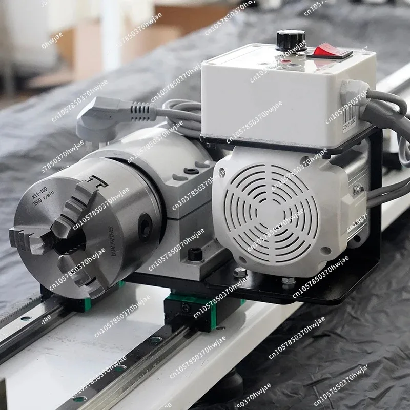 FS-7075G Brushless Electric Manual Metal Lathe Machine With Casting Bed for Pool Cue Repairing