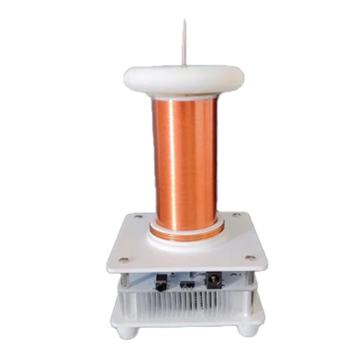 AS63 For Tesla Coil Plasma Speaker Music High-Power 30cm Arc Plasma Windmill Light Up Without Wire(Orange)US Plug