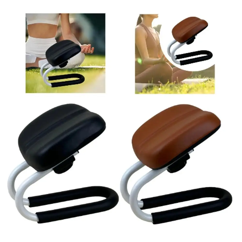 sponge-cushion-protecting-knees-pad-adjustable-height-labor-saving-chair-kneeler-wearable-metal-frame-and-pu-sponge
