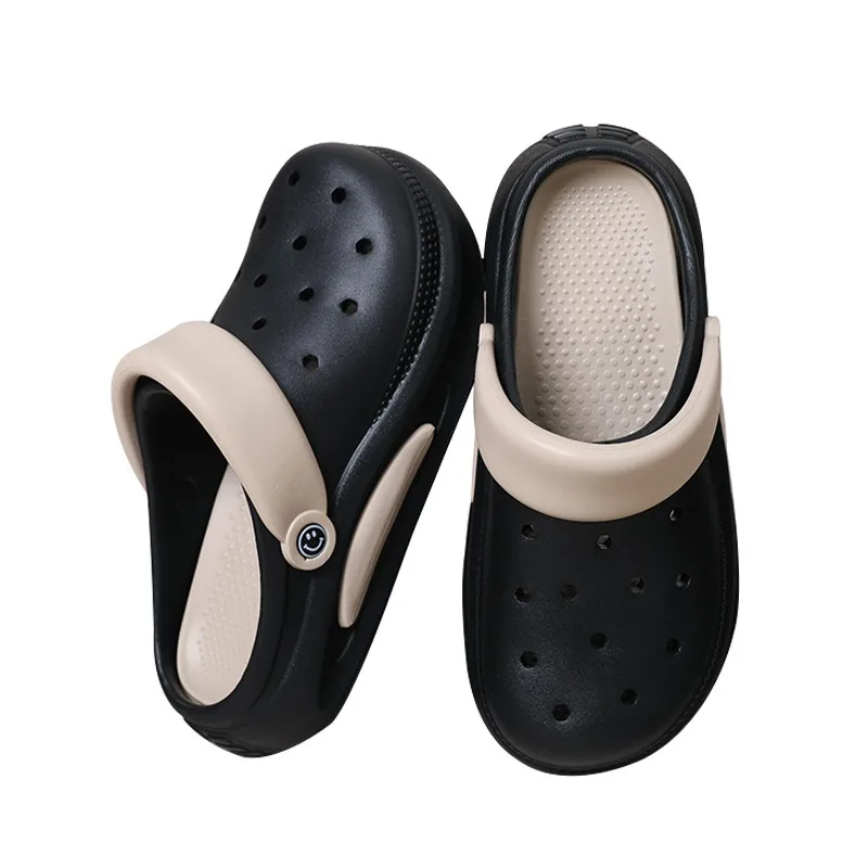 Clogs Women Sandals Summer Casual EVA Lightweight Outdoor Men 3cm Shoes Anti Slip Thick Sole Beach Slides Couple Garden Slipper
