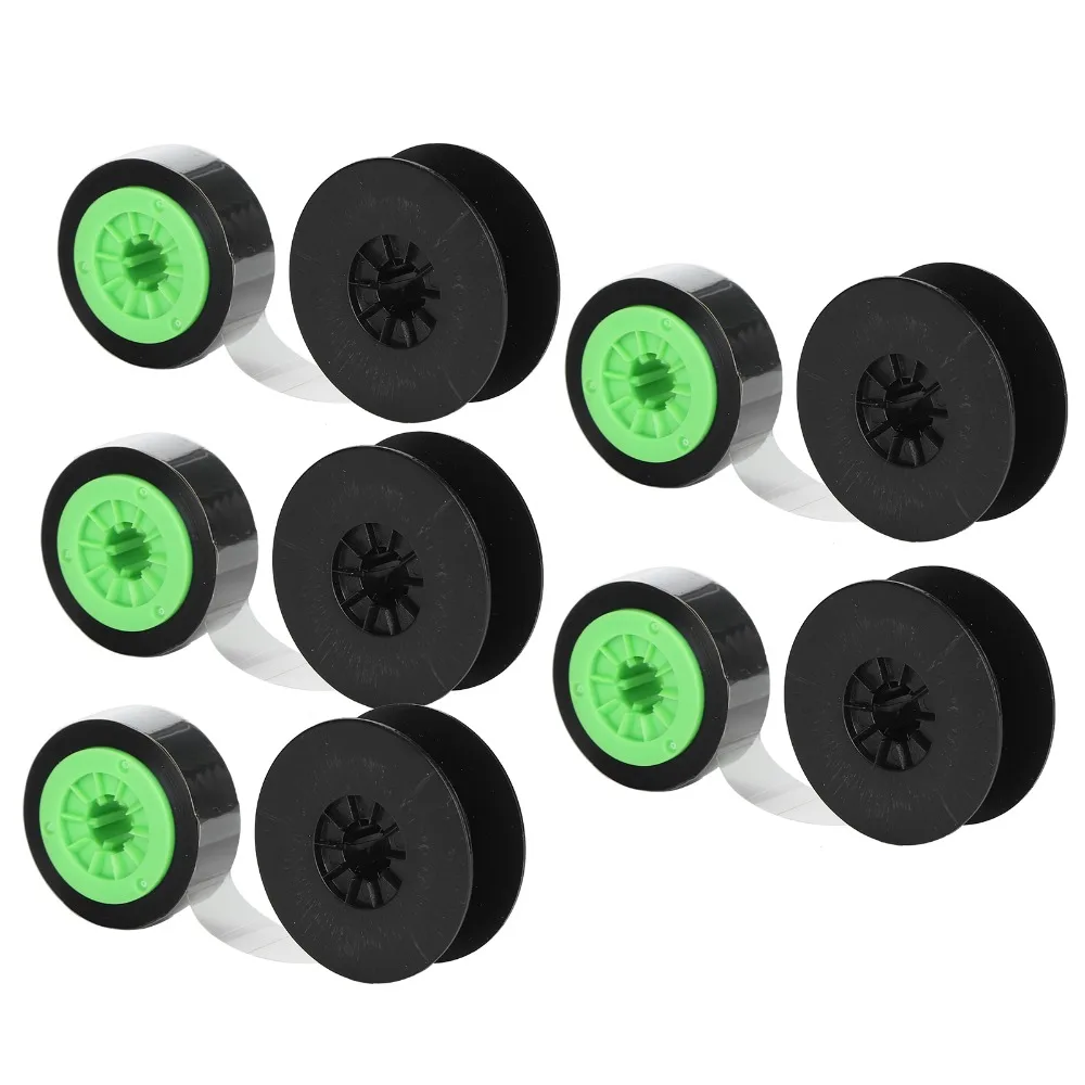 5Pcs Black Green Ink Ribbon High Temperature Resistan Black Green Ink Ribbon for Printer LMIR300B 380E/390A/370A