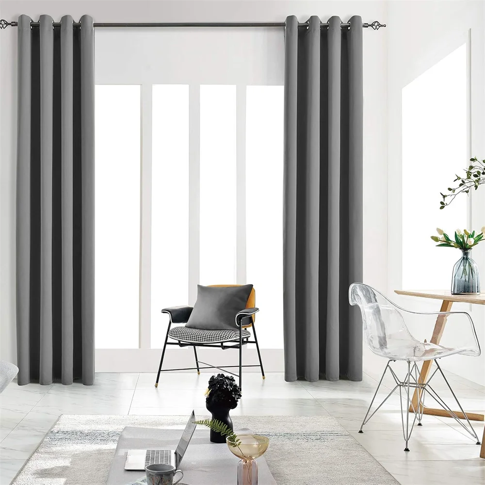 

310cm High Living Room Curtains 80-95% blackout Bedroom Windows Drapes Noice Reduce Curtains