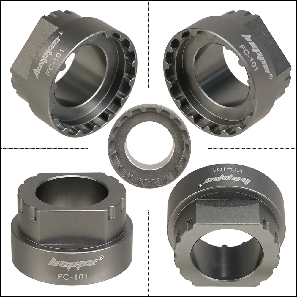 HEPPE Fahrrad-Kurbelgarnitur-Abzieher für Sperrring 44mm 16T, Werkzeug zum Entfernen des Sperrrings, Reparaturwerkzeug für Fahrrad-Tretlager und Centerlock-Sperrring – Detail 5