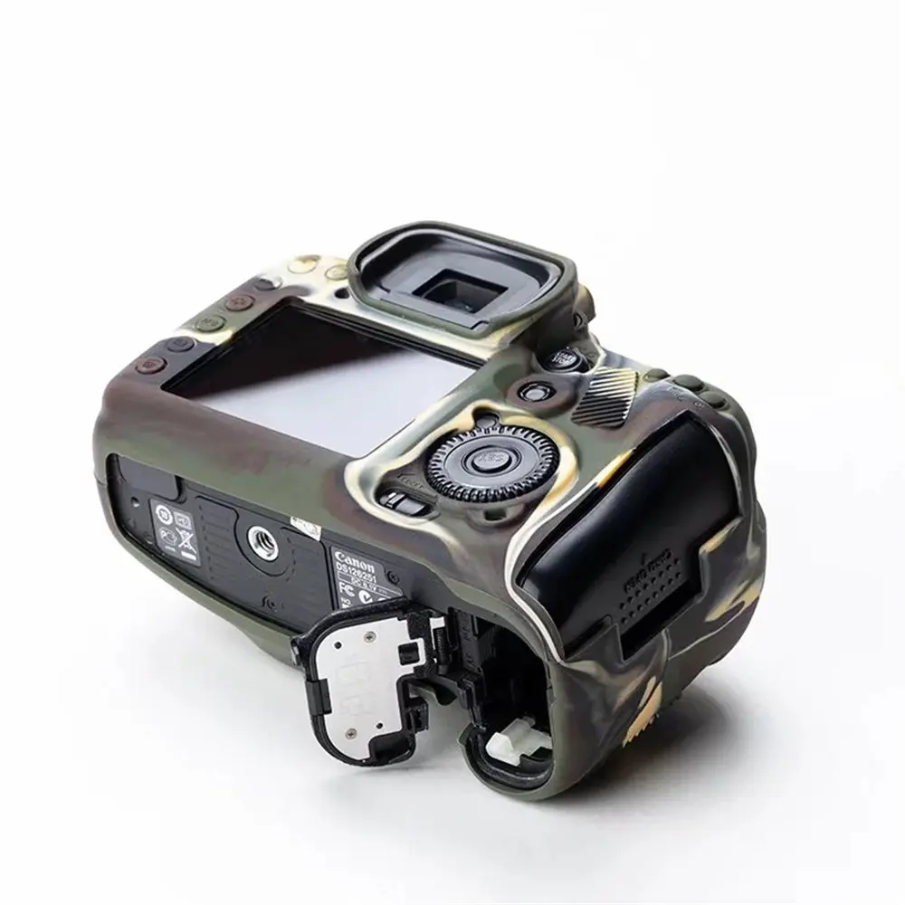 Camera Body Case Voor Canon EOS R10 R7 RP R6 R 7D 77D 600D 650D 700D Zachte Siliconen Armor Shockproof cover
