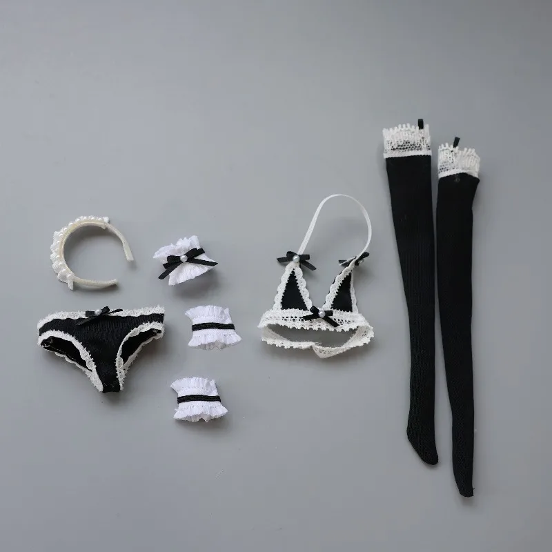 

1/6 Scale Female Soldier Toys Sexy Underwear Set Clothes Model Body Accessory for 12'' Toy Figures Body Collection Decor