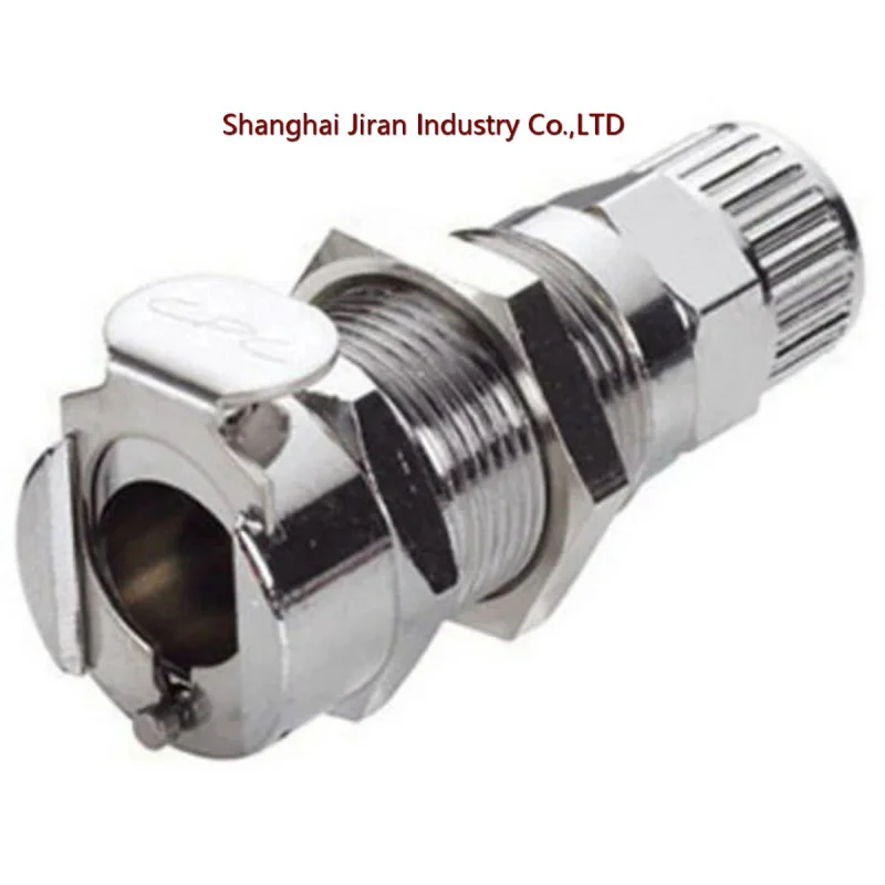 

CPC LCD12006 3/8 PTF Valved Panel Mount Chrome-plated Brass Coupling Body