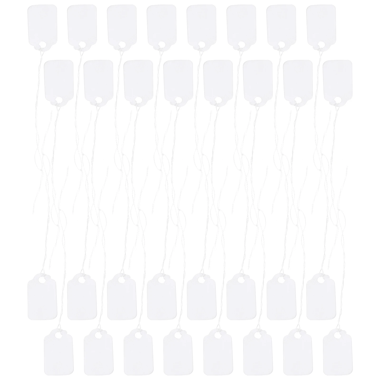 

300pcs for Clothing Jewelry Marking Tags Jewelry Tags With String Cotton Thread Blank Labels 100 per Pack Gifts Display