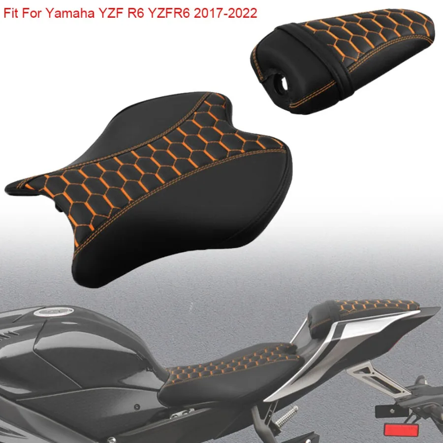 

Переднее сиденье водителя и заднее пассажирское сиденье, подходит для Yamaha YZF R6 2017-2022 гг.