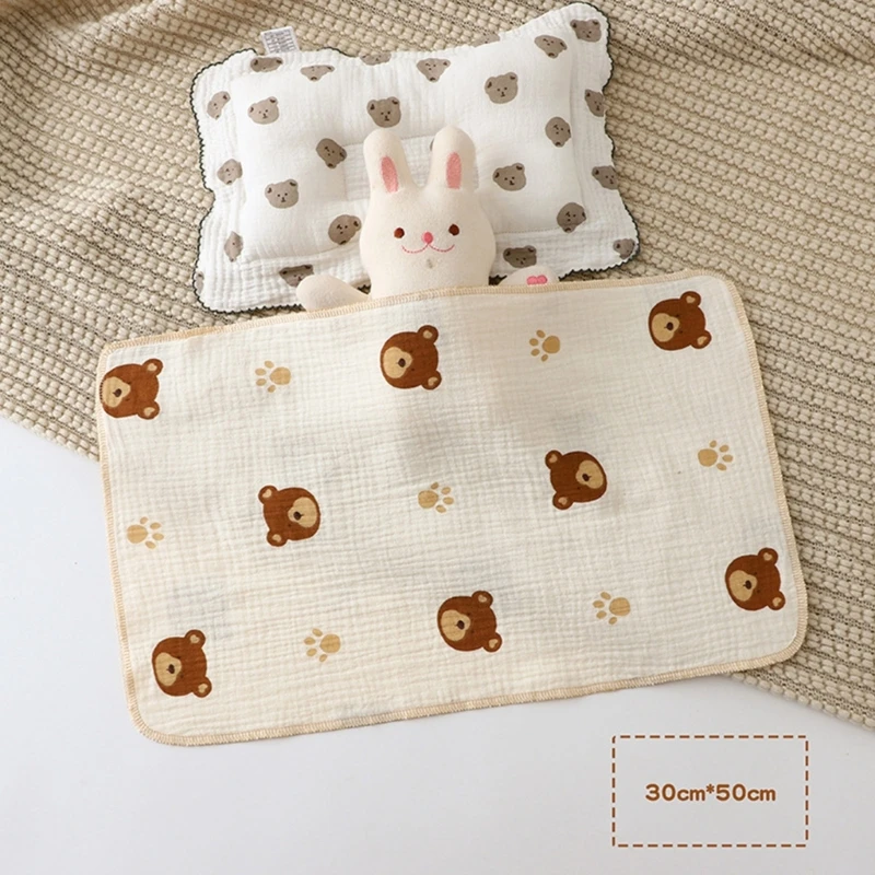 

Breathable Cotton Gauze Towel Tummy Care Towel Cloth Keep Your Baby Freshs & Dry