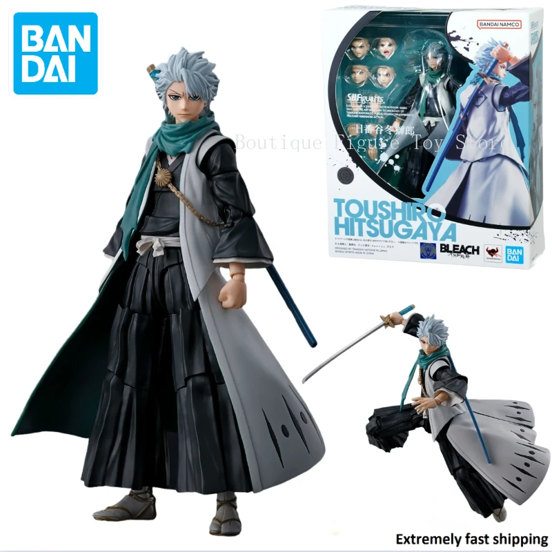 

In Stock Original Bandai S.H.Figuarts BLEACH Hitsugaya Toushirou Figure Anime Model Toy Collect Action Gift