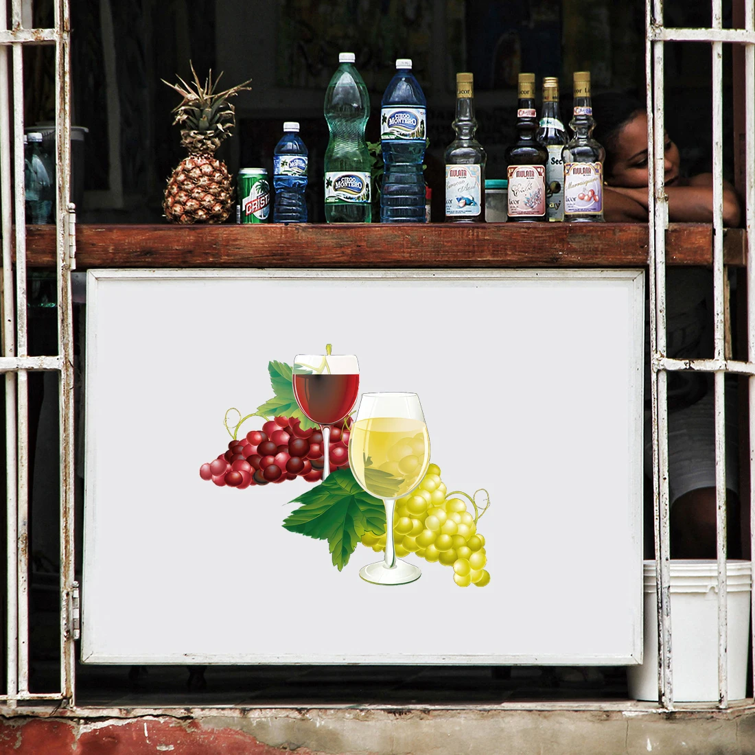 Three Ratels CHT43 Colored beverage cup kitchen walls cabinets ceramic tiles  refrigerators waterproof stickers scratch blocking